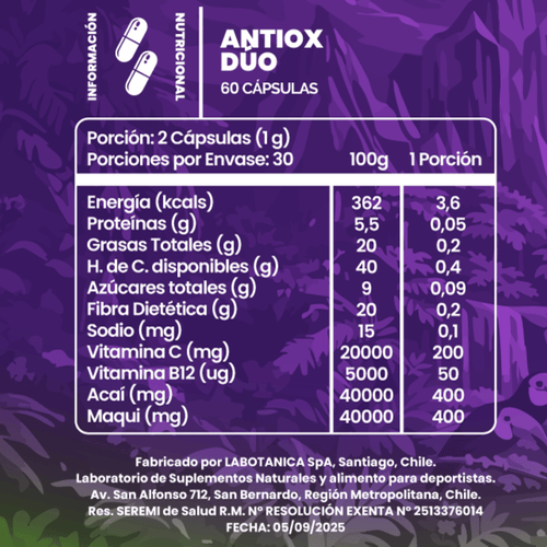 Antiox-Duo – Regeneración celular y piel radiante